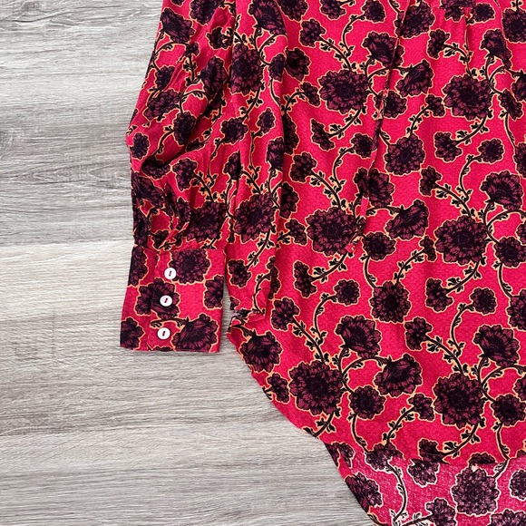 Free People Mia Tunic floral oversized small - Picture 9 of 12